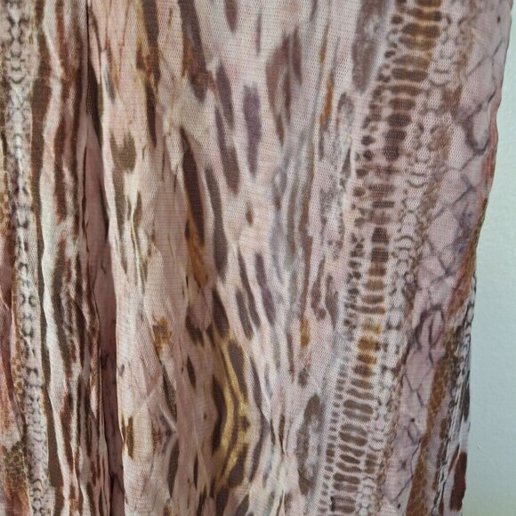 T Tahari Cheetah Print ruffle Dress size XS summer Vacation travel - Picture 6 of 6